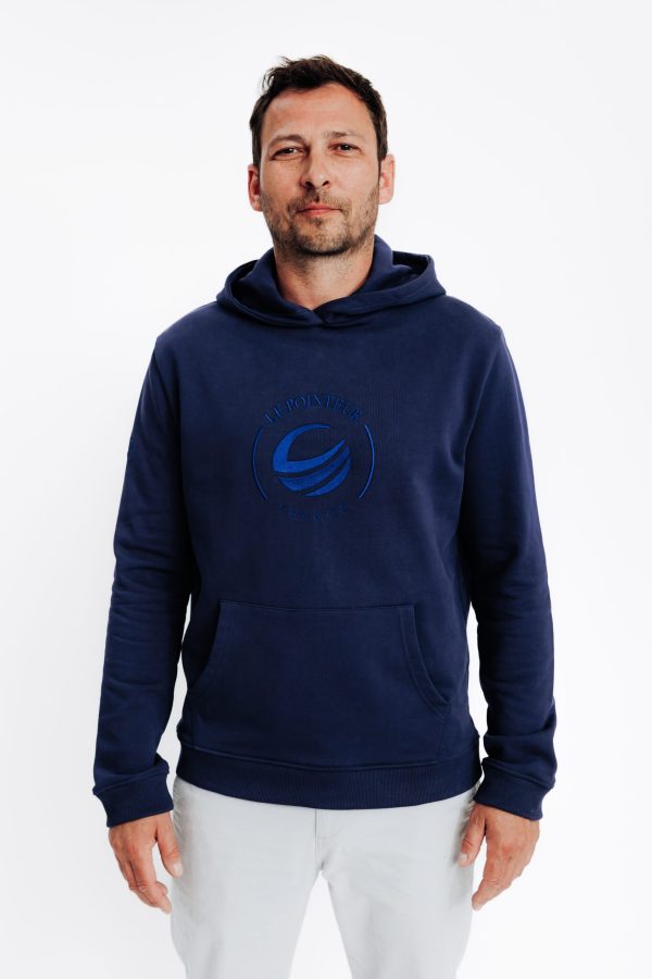 Pull bleu marine vidéo