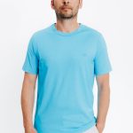 Tee-shirt bleu ciel vidéo